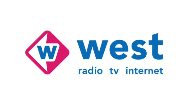 Logo regionale omroep - Omroep West Logo regionale televisie- en radio-omroep Omroep West op een transparante achtergrond - 600 * 337 pixels